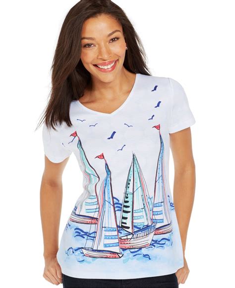 karen scott top|karen scott tees at macy's.